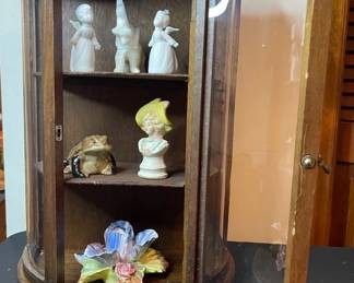 Curio Cabinet With Tiny Trinkets