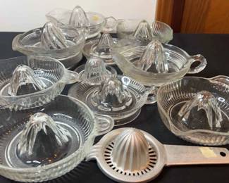 Assorted Glass Juicers