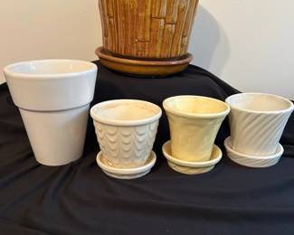 5 Pottery Planters