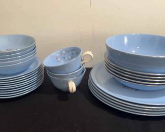 Baby Blue Skytone China Set
