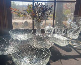 Serving Bowls, Pitcher, Creamer And Sugar DishesAll Vintage