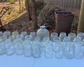 Miscellaneous Jar Lot 13 32 Large Jars