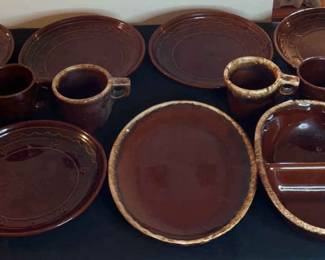 Brown Pottery Mystery Lot