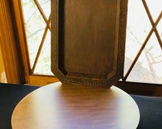Greek Key Tray And Lazy Susan 