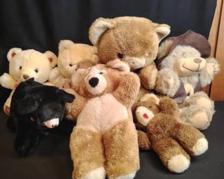 Assorted Lot Of Teddy Bears