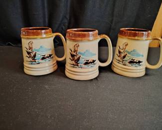 Goose Design Beer Mugs 