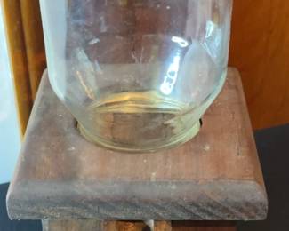 Handmade Wooden Gumball Dispenser