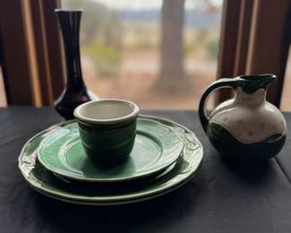 Decorative Green Place Setting 