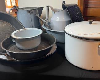 Gray Enamelware Mystery Lot