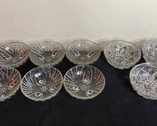 2 Sets Of Gorgeous Glass Bowls