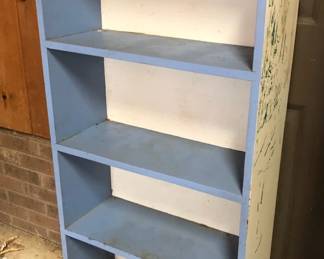 Blue White Project Bookshelf 