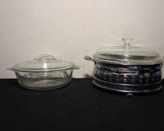 Anchor Hocking And FireKing Glass Casserole Dishes