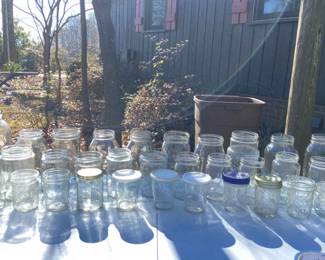 Miscellaneous Jar Lot 9 34 Jars