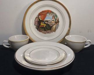 Homer Laughlin Golden Accent Dinnerware