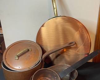 Heavy Copper Colored Cookware And More