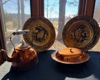 Brass Copper Decor Servingware