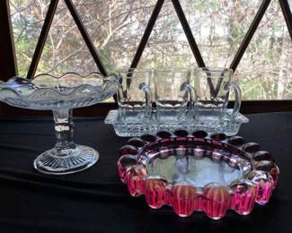 Pink Bubbleglass Ashtray More 