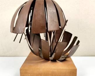 Mid Century Brutalist Art Sculpture