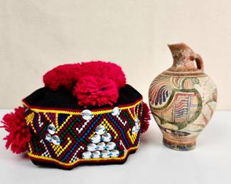 Thai Hat & Replica Pitcher