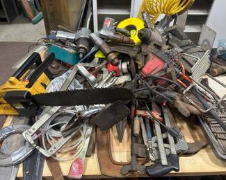 Lots of tools and will be displayed during sale