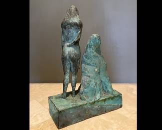 Reverse view of “Two Figures”