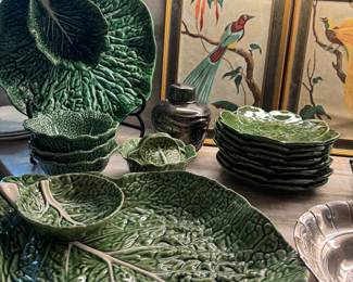 Collection of vintage cabbage dishes, perfect for Easter entertaining! 