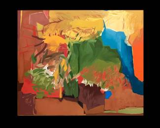 Ann Harding, American, Louisiana, Professor Emerita, Louisiana State University, Original Oil on Canvas, "Pathway", 57 inches High by 68 inches Wide