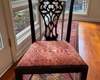 Chippendale style side chair 