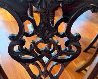 Detail of open work and carving 