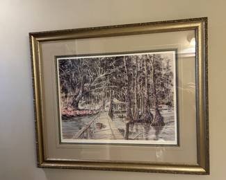 Gerald Bienvenu – Numbered and Signed Lithograph