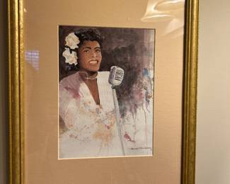 Harmon Montgomery – Billie Holiday Watercolor