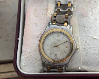 18K and stainless watch