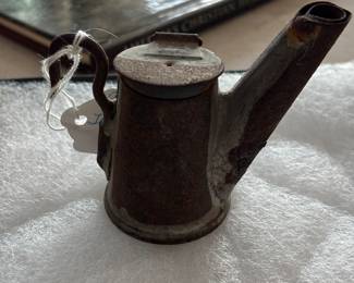 Coal minors tea lamp