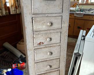 Primitive tall chimney cabinet