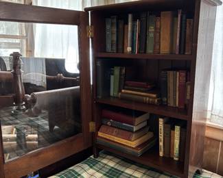 Small glass front display case