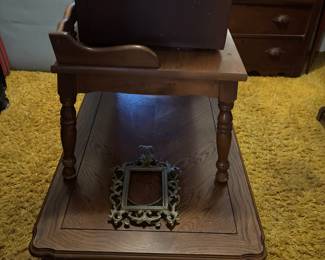 MCM coffee tables bottom one is Lane. Top is an immigrants trunk