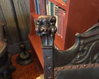 Carved 1800’s rocking chair