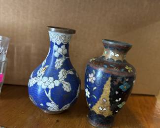Cloisonné vases