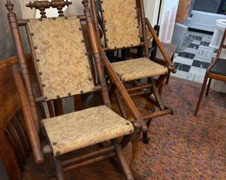Child’s Victorian 1800’s folding chairs