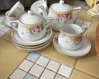 Child’s Nippon china set