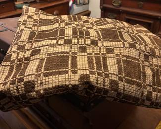 Primitive Woven Coverlet