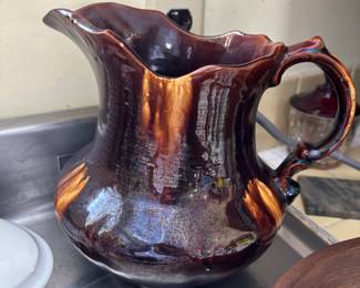 Rockingham glaze pitcher