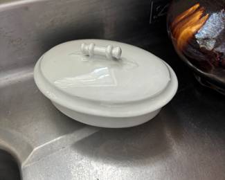 Ironstone soap dish