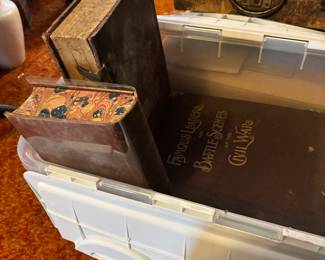 So many antique books! Many first editions