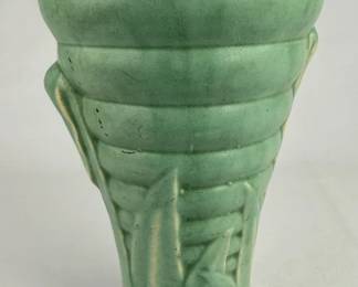 Vintage McCoy Brush Cattails and Ferns Vase