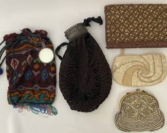 Vintage and Antique Purses Set of Five