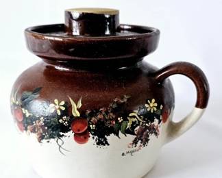 Vintage RRP Roseville Stoneware Bean Pot