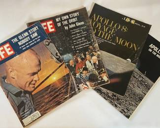 Vintage NASA Space Flight Magazines Life & Look