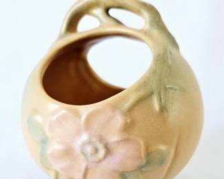 1930's Weller Pottery Wild Rose Vase