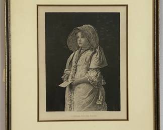 Photo Gravure Letter for the Squire 1887